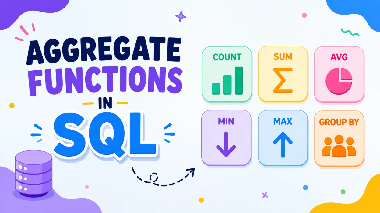 SQL Aggregate Functions Explained with Examples | IBPS SO IT Officer Quick Revision - Blog Post Image