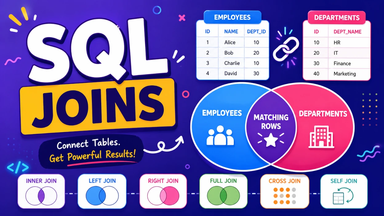 SQL Joins Explained: Fast Revision Notes for IBPS SO IT Officer 2026 - Blog Post Image