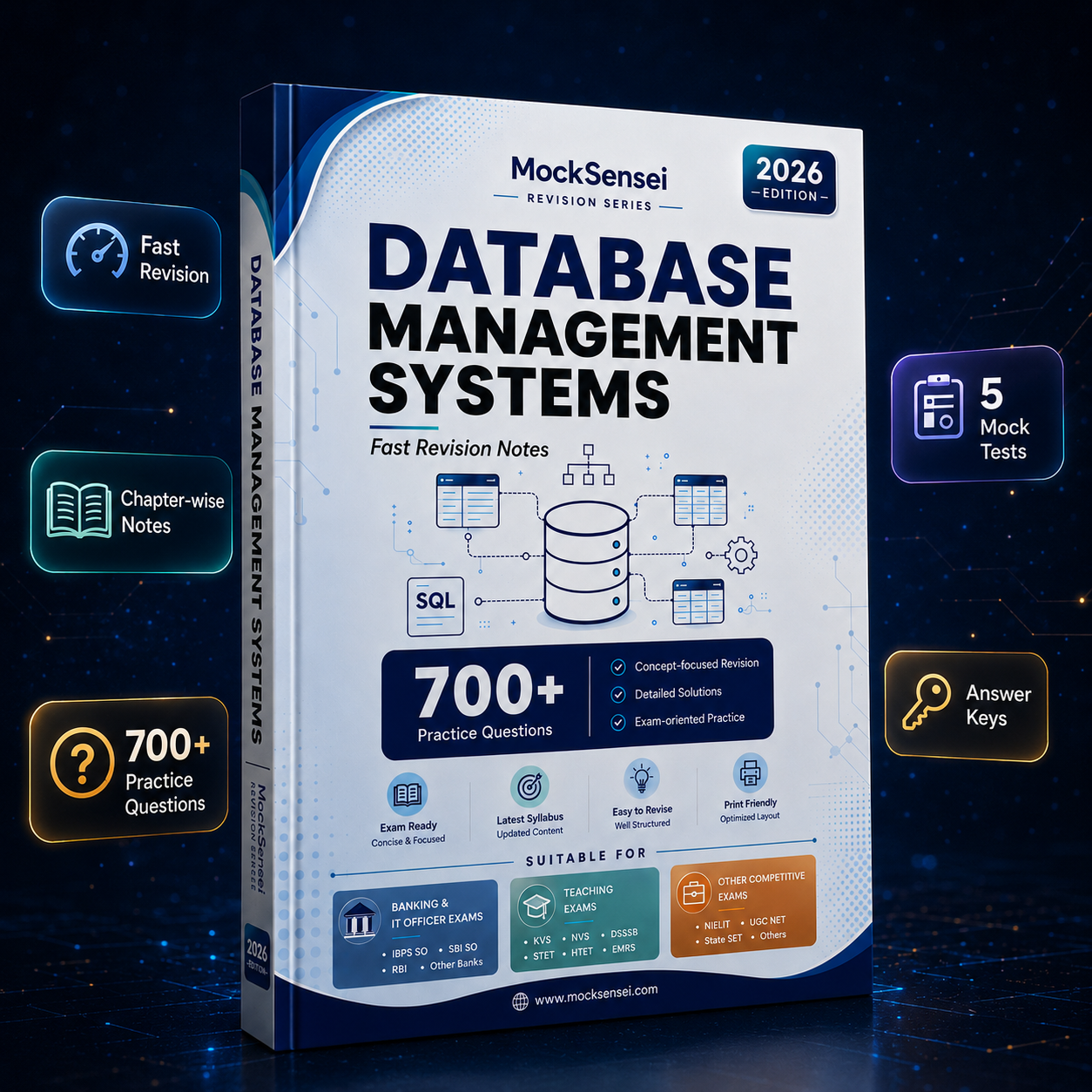 DBMS Fast Revision Notes cover